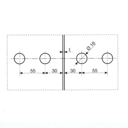 507V  cerniera doppia con corpo anodizzato per porte in vetro con spessore da mm 8-10 - immagine 4